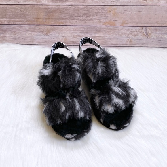 UGG Women’s Oh Yeah Spots Slide Slipper Sandals - Picture 3 of 7